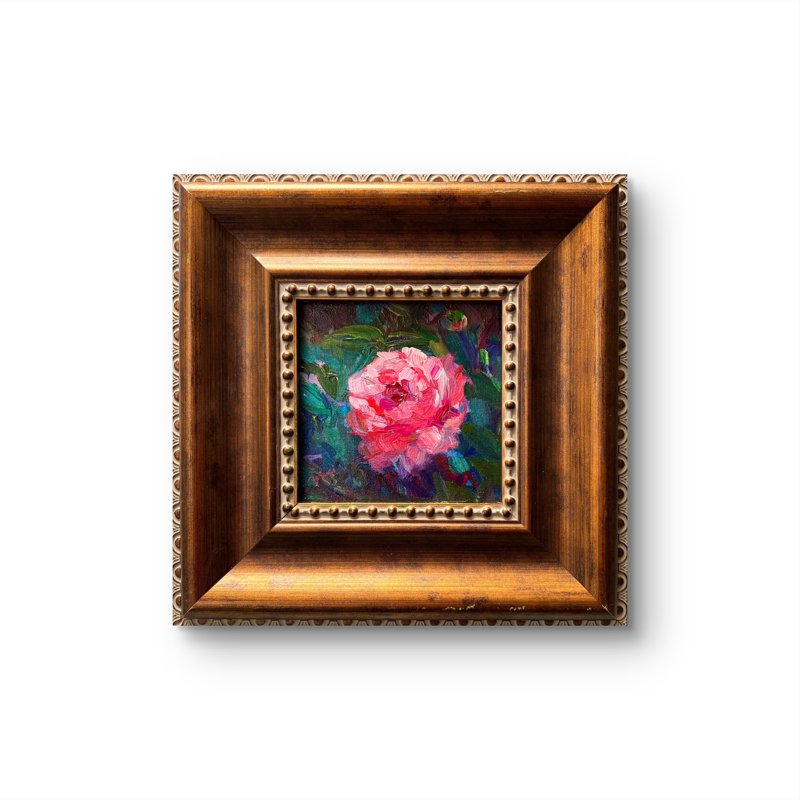 Unfolding In Solitude Acrylic On Canvas Panel 6X6